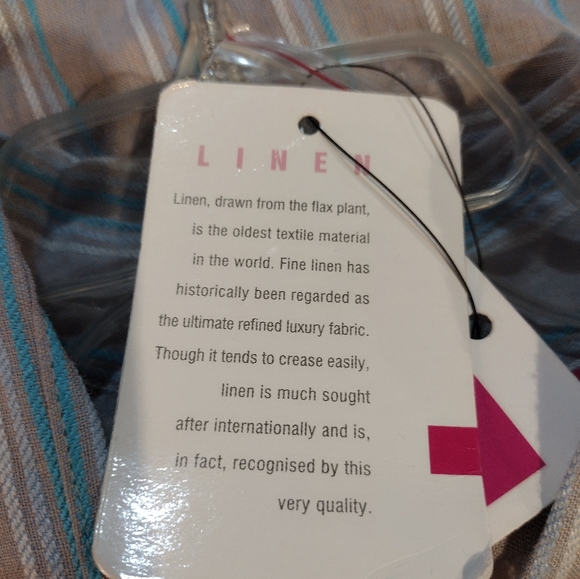 Revolution NWT Linen Button Blouse Size 2 X - Picture 8 of 10